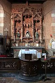 Le retable de la chapelle.