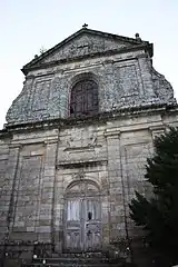 La façade de la chapelle de l'ancien grand séminaire