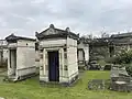 Partie ancienne du cimetière.