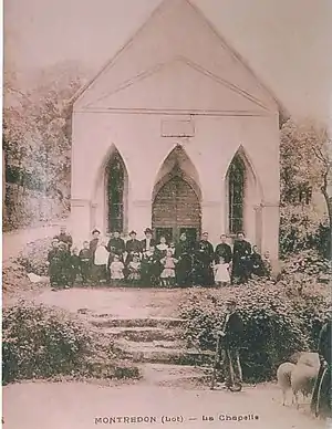 la chapelle ND de Pitié de Montredon vers 1900