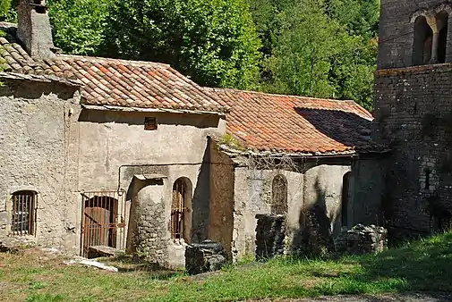 Jonction entre l'ermitage et la chapelle.