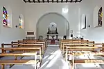 L'intérieur de la chapelle Notre-Dame-des-Neiges.