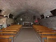 L'intérieur de la chapelle Notre-Dame