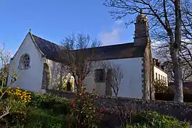 Chapelle Notre-Dame de Kerellon : vue extérieure.