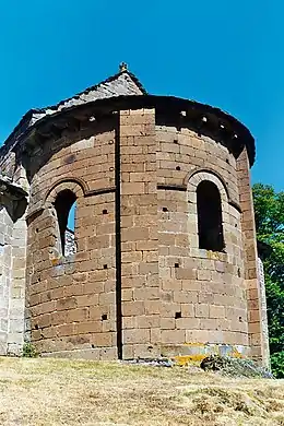 L'abside centrale(avant restauration).