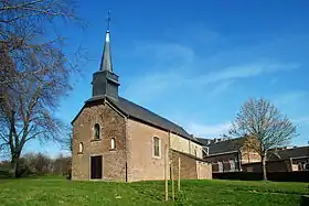 2014 : chapelle du prieuré de Frasnes-Lez-Gosselies partiellement détruit.