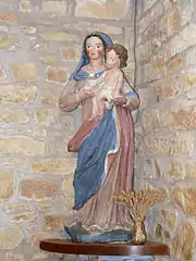 Statue de la Vierge à l'Enfant.