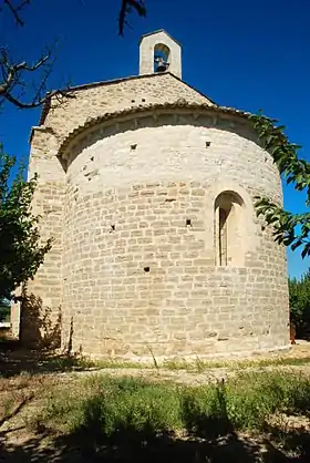 L'abside de la chapelle.