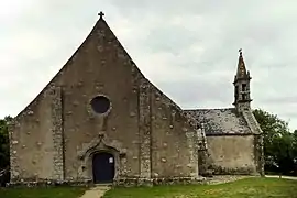 Façade nord de la chapelle.