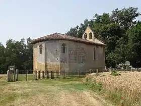 La chapelle vue depuis son chevet en 2019.