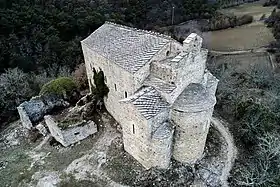 Chapelle Saint-Donat de Montfort - La toiture