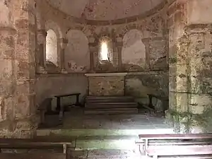 La Chapelle Saint-Jean (vue intérieure).