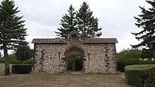 Les vestiges de la chapelle Saint-Laurent.