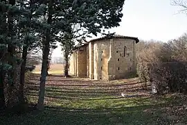 La chapelle Saint-André en 2011, cinq ans avant le chantier de couverture.