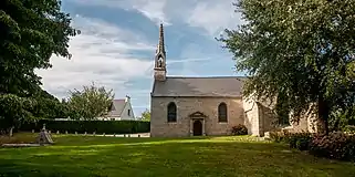 Vue de la face sud de la chapelle.