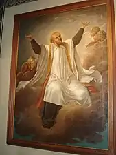 Tableau représentant la montée au ciel de saint Vincent de Paul.