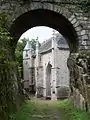 Chapelle Sainte-Barbe, et les arches menant à l'oratoire Saint-Michel.