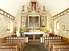 Intérieur de la Chapelle Sainte-Anne