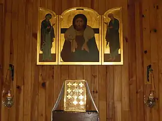 Le tabernacle et l'icône