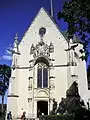 Façade de la chapelle du château d'Ussé.