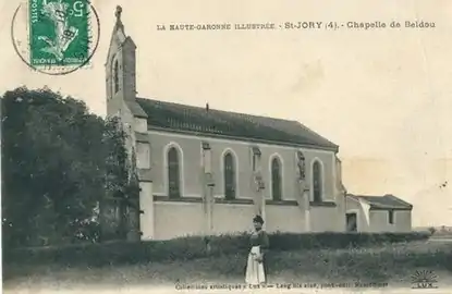 Notre-Dame de Beldou au XXe siècle (carte postale)