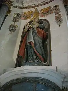 Retable de la chapelle de Mangolérian, à Monterblanc, Morbihan.