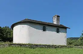 Vue de la chapelle de Saint-Gingolf.