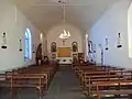 La chapelle Saint-Julien : vue intérieure d'ensemble.