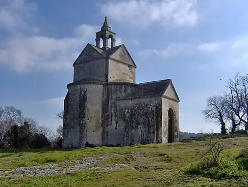 Abbaye de Montmajour - La chapelle Sainte-Croix.