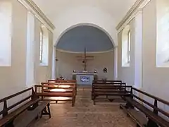 Intérieur de la chapelle (2021)