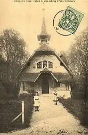 La chapelle au début du XXe siècle.