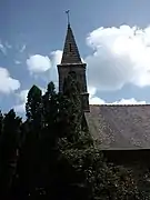Le clocher de la chapelle du Pont-au-Bray.