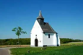 La chapelle en 2016, après avoir été repeinte.