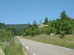 La chapelle du Ventouret après un peu moins de 8 km d'ascension.