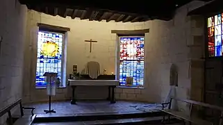 intérieur de la chapelle,