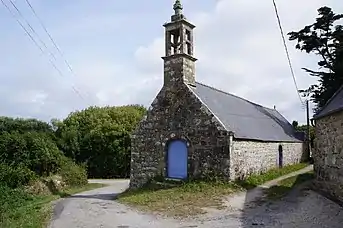 chapelle de Saint Philibert dans le hameau de Saint-Drigent à Crozon