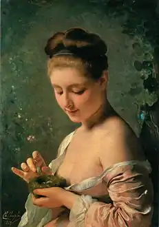 La Jeune Fille au nid (1869), musée des beaux-arts de Lyon.