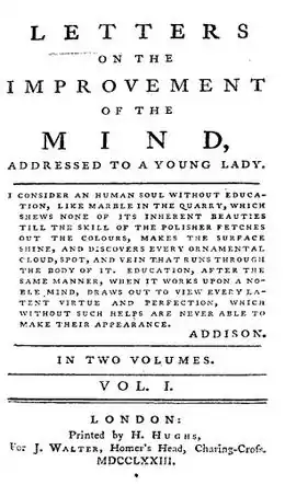 Page de couverture d'un original du XVIIIe