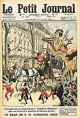 S. M. Carnaval venue de Nice à Paris en 1912.