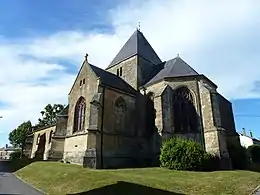 Église Saint-Rémi, chevet.
