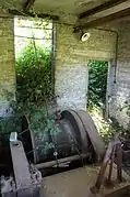 La machine d'extraction du puits Belle-Fleur.