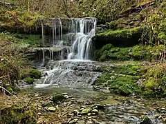 Cascade sur le ruisseau de Chauderotte.