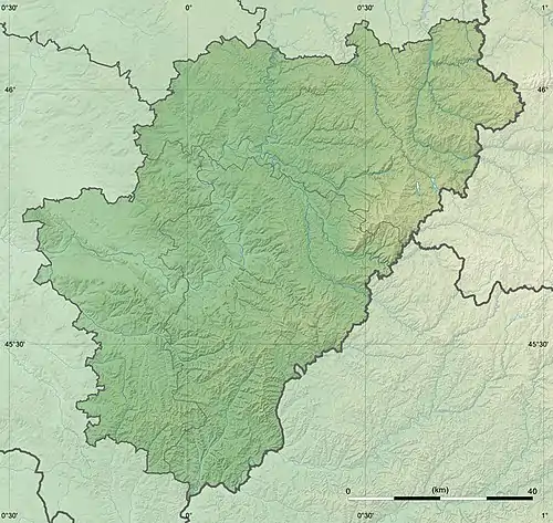 voir sur la carte de la Charente