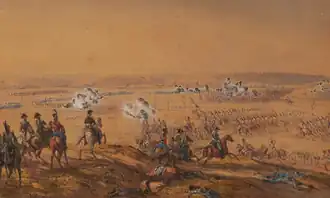 Charge du 13e régiment de cuirassiers à la bataille de Limonest, 20 mars 1814.png