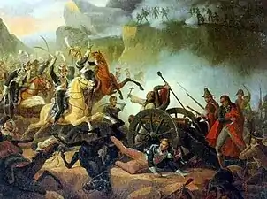 Charge polonaise à la bataille de Somosierra par Janvier Suchodolski