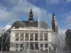 La Place de l'Hôtel de Ville à Charleroi.