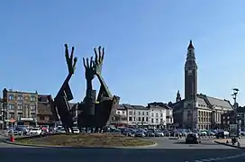 Vue depuis la gare des bus.