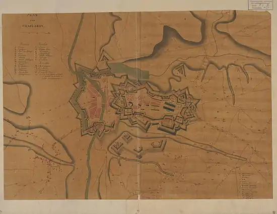 Forteresse de l'armée du Royaume-Uni des Pays-Bas construite à partir de 1816.