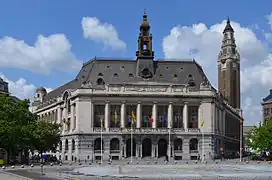 L'hôtel de ville de Charleroi.