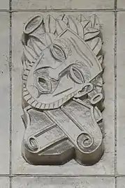 Bas-relief au palais des beaux-arts de Charleroi.